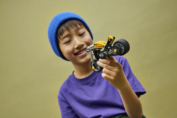 LEGO Technic 42225 Gul motorcykel