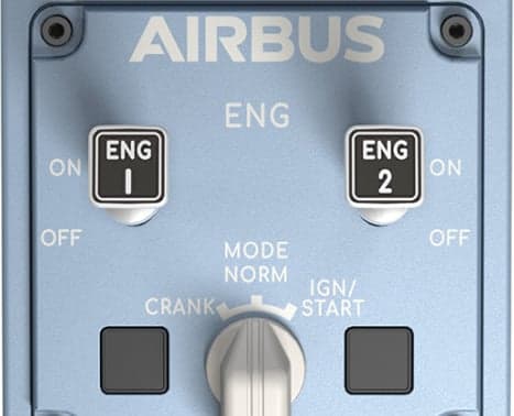 Thrustmaster TCA Quadrant Airbus Edition gasreglage för flygsimulator