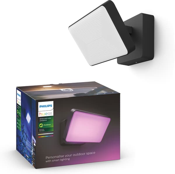 Philips Hue Discover Outdoor smartlygte, sort, 2300 lm