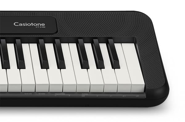 Casio CT-S100 keyboard, svart