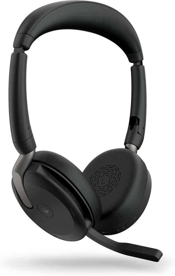 Jabra Evolve2 65 Flex LINK380C MS Stereo hörlurar med mikrofon, svart