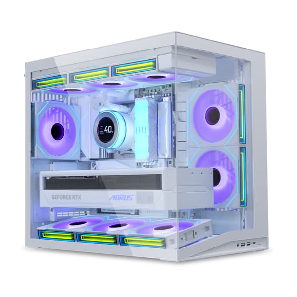 Lian Li O11D Mini V2 ATX-chassi, vit