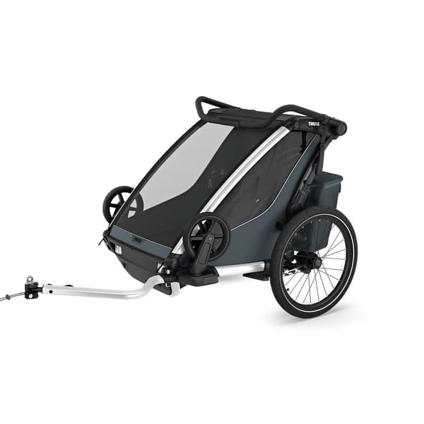 Thule Chariot Cross 2 Double cykelvagn, Dark Slate