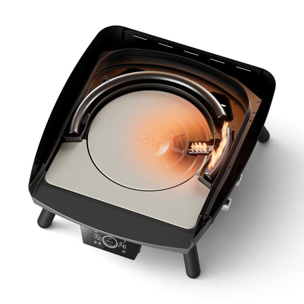 Witt Etna Rotante Control 13" pizzaugn, svart