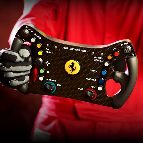 Thrustmaster T818 servo + F488 ratt + Raceline styrpaket