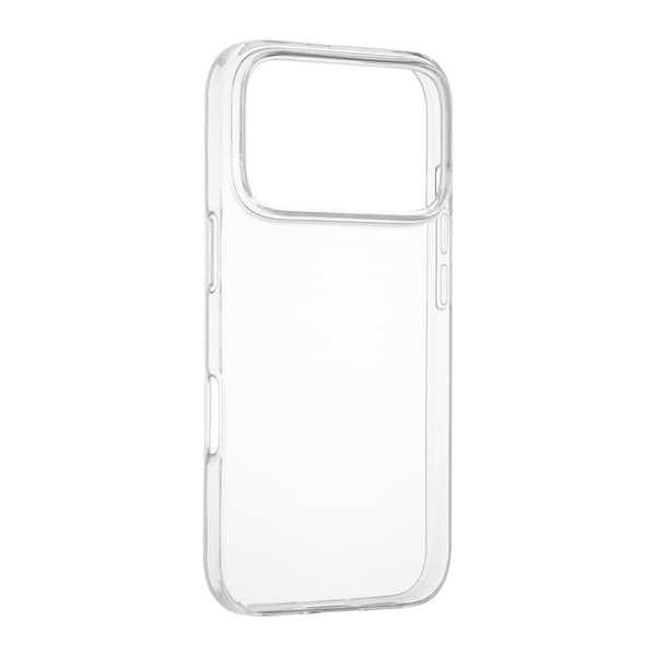 FoneKit silikonetui, iPhone 17 Pro, genomskinlig