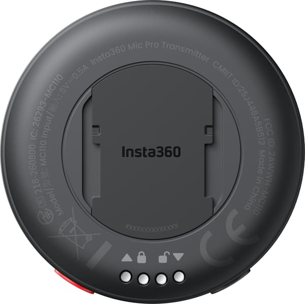 Insta360 Mic Pro Transmitter trådlös mikrofon, svart