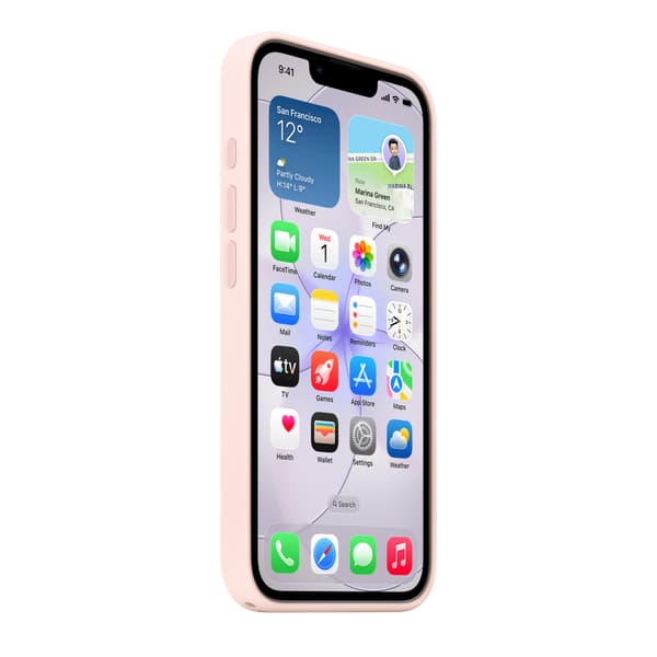 Apple iPhone 17e silikonskal, mjukrosa (MHWJ4)