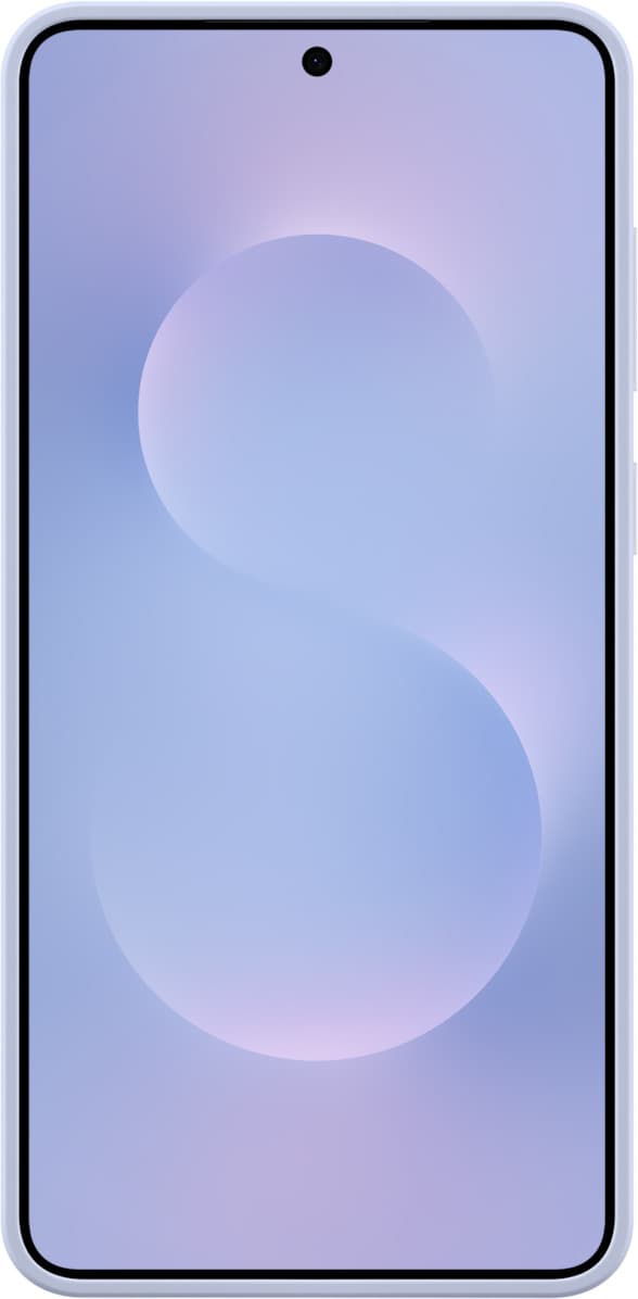 Samsung Galaxy S25 Edge Silikonskal, ljusblå