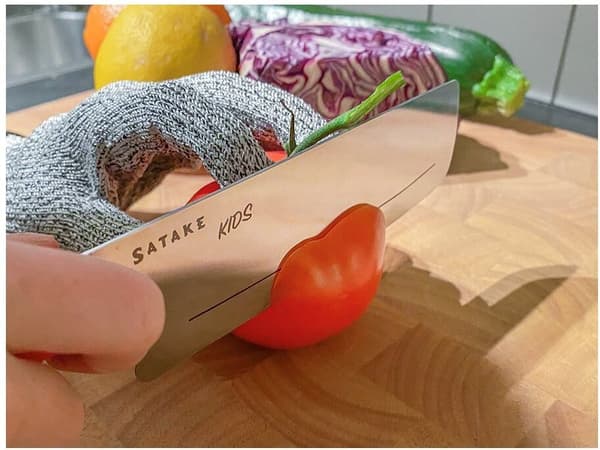 Satake Kids kniv och klippningshandske