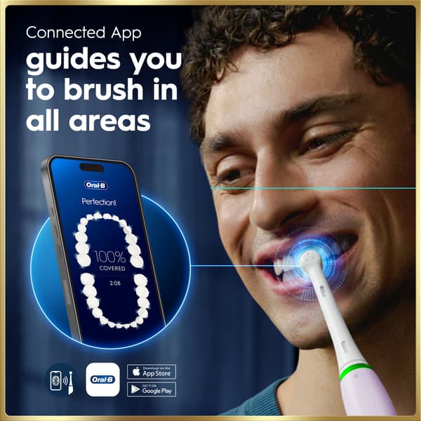 Oral-B iO9 eltandborste, rosa + laddningsbart resefodral