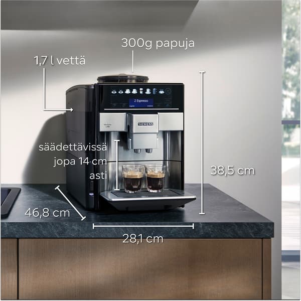 Siemens TE657313RW EQ.6 Plus s700 -kaffemaskin