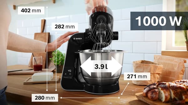 Bosch Serie 4 Köksmaskin MUM5XC4E, svart