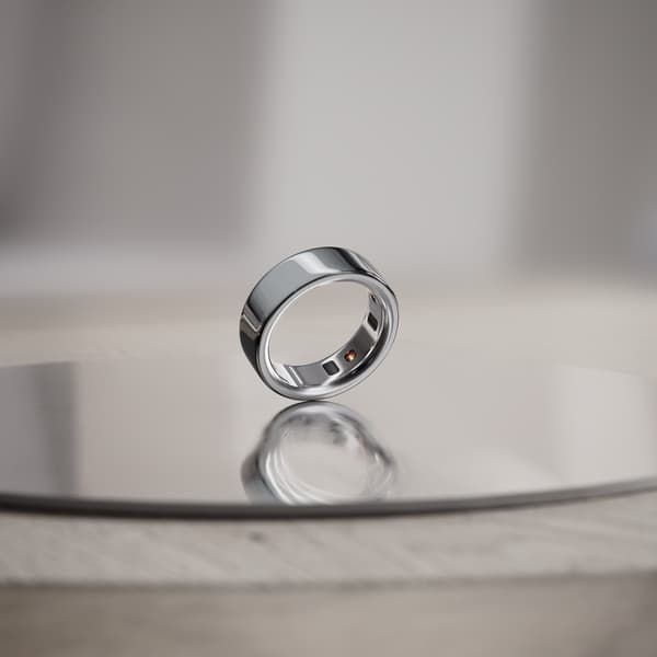 Oura Ring 4 smart ring, Silver, storlek 10