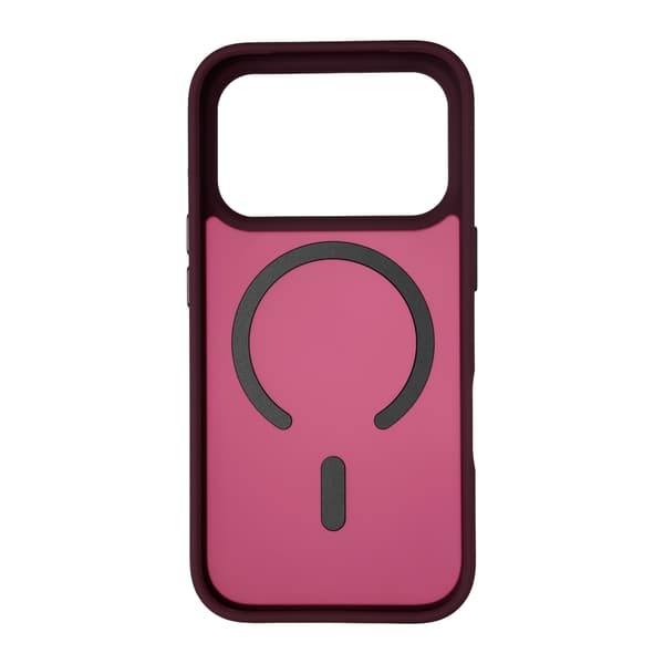FoneKit MagSafe Soft Touch skyddsfodral, iPhone 18 Pro Max / 17 Pro Max, vinröd