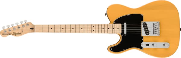 Squier Affinity Telecaster - vänsterhänt elektrisk gitarr, Butterscotch Blonde