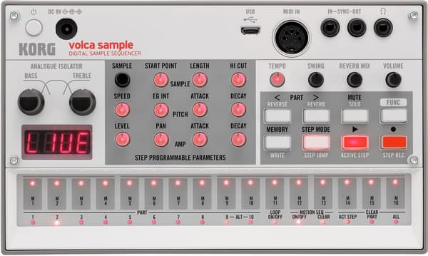 Korg Volca Sample Next Generation sampler-sekvensserie