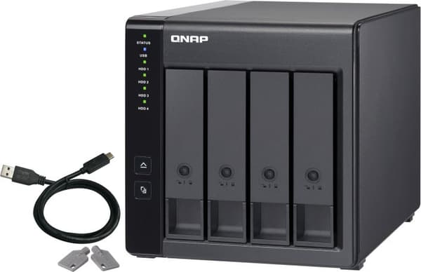 QNAP TR-004 RAID -utbyggnadshubb