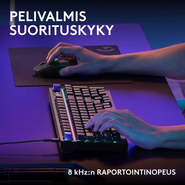 Logitech G316 X 98 gamingtangentbord, svart