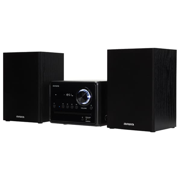 Aiwa MCBT-350 mikromusikanläggning, svart
