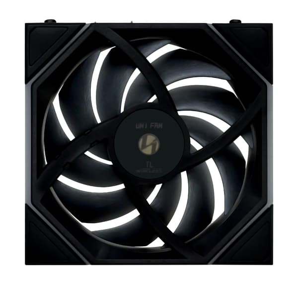 Lian Li UNI FAN TL Wireless Reverse-fläkt, svart, 120 mm