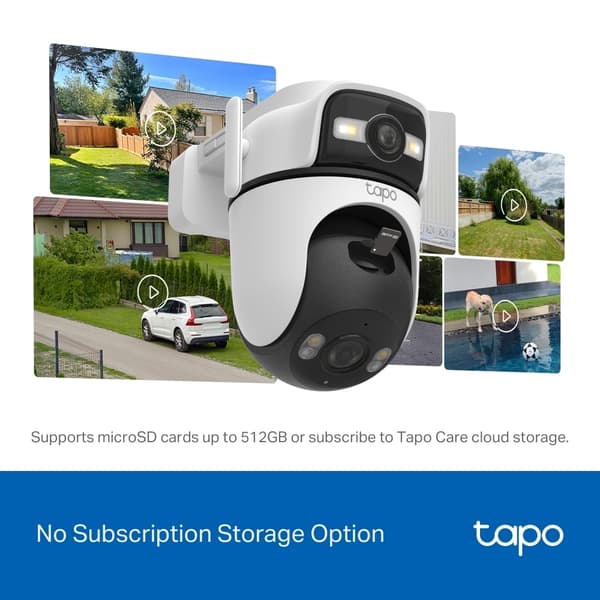 TP-Link Tapo C545D dubbel övervakningskamera för utomhusbruk