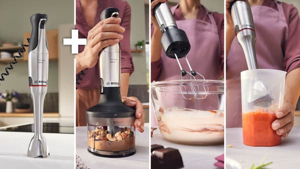 Bosch MSM8M934 stavmixer, stål