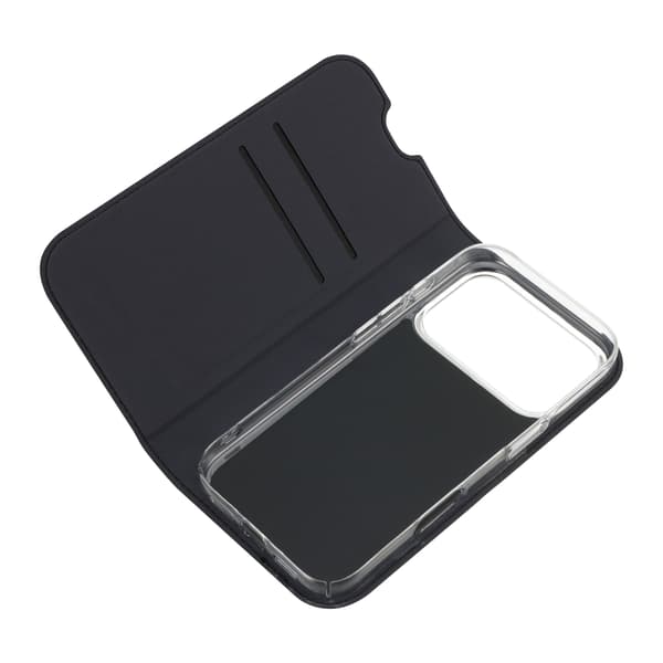 FoneKit BookCase skyddsfodral, iPhone 17 Pro, svart