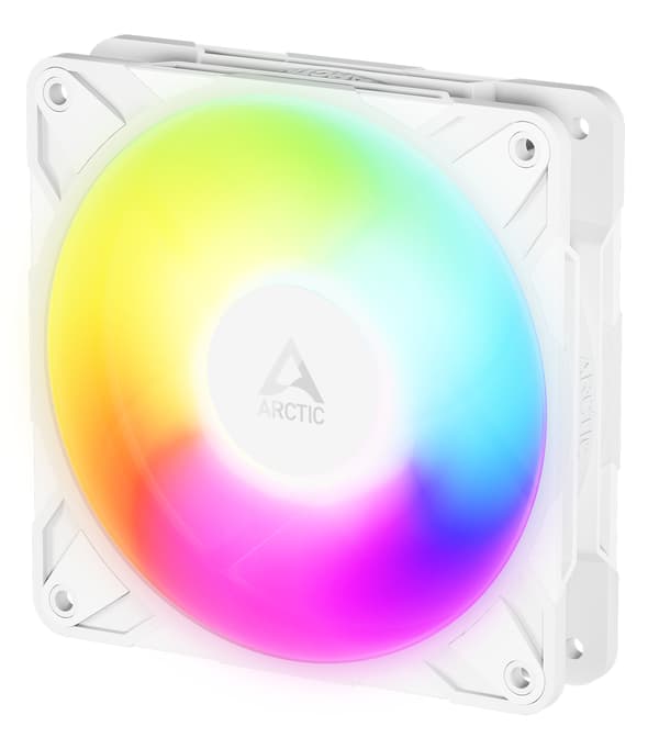 Arctic Cooling P12 Pro Reverse A-RGB datorfläkt, 12 cm, vit