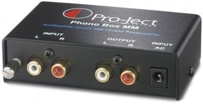 Pro-Ject Box-Design Phono Box MM -förförstärkare, färg svart