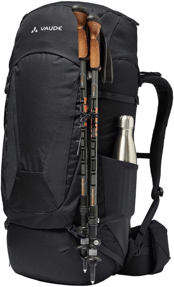 Vaude Asymmetric 52 + 8 ryggsäck, svart