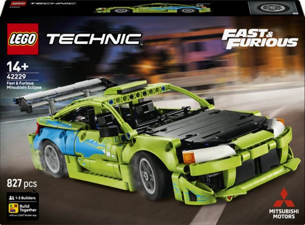 LEGO Technic 42229 - Fast and Furious Mitsubishi Eclipse-bil
