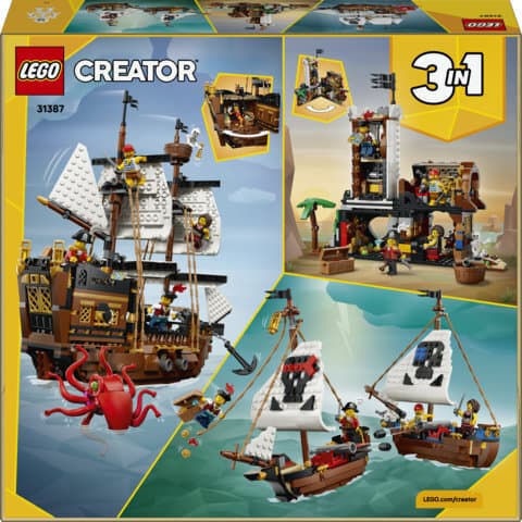 LEGO Creator 31387 – Mäktigt piratskepp