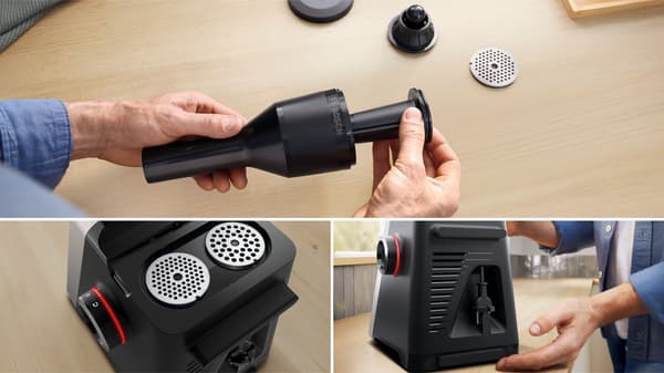 Bosch Serie 8 MFWS835M köttkvarn, stål