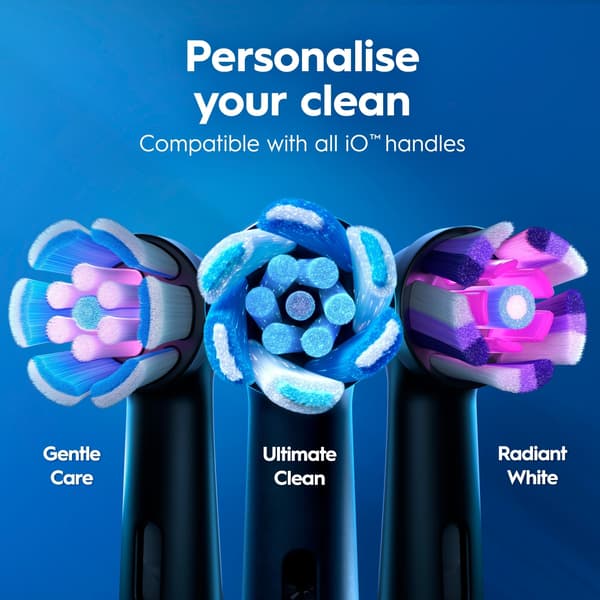 Oral-B iO3 eltandborste, svart + resefodral