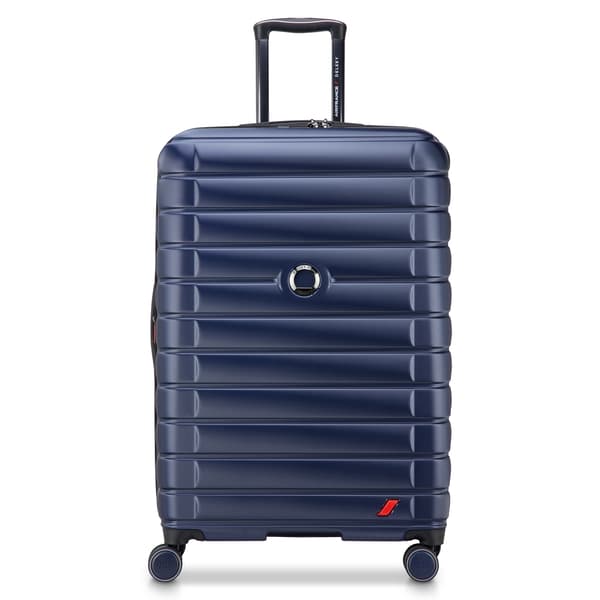 Delsey Elegance Expanderbar 76 cm resväska, blå