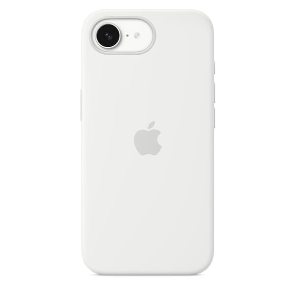Apple iPhone 16 silikonfodral i silikon, vit (MD3P4)