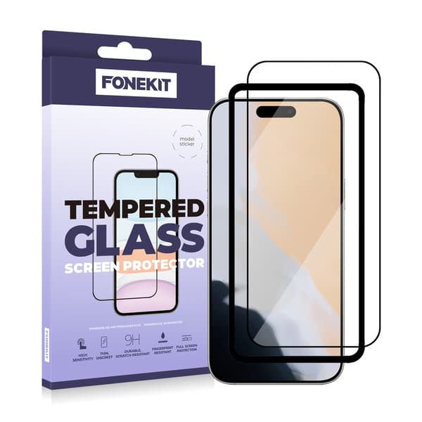 FoneKit Full Cover härdat glas, iPhone Air