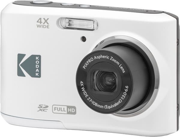 Kodak Pixpro FZ45 digitalkamera, vit