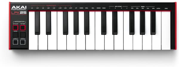 Akai LPK-25 mk2 - kompakt USB-klaviatur