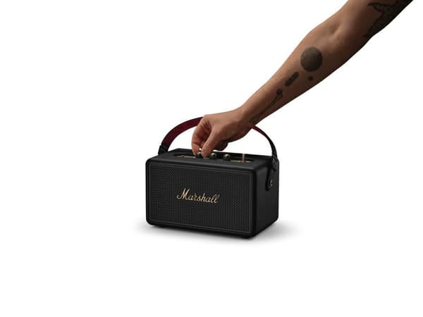 Marshall Kilburn III Bluetooth-högtalare, svart/mässing