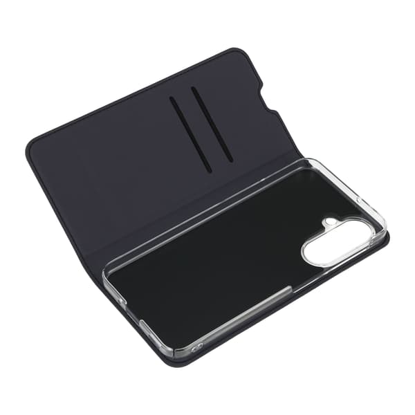 FoneKit BookCase skyddsfodral, Samsung Galaxy S25 FE, svart