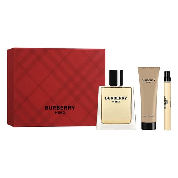 Burberry Hero Presentset Herrparfym 100 ml + Duschgel 75 ml + Resedoft 10 ml
