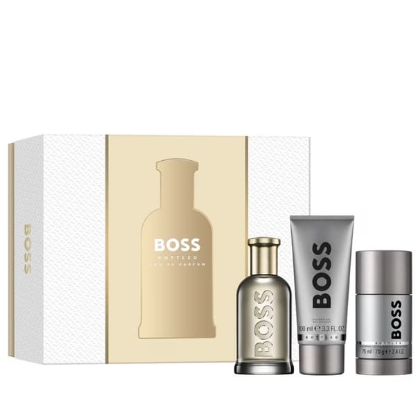 Hugo Boss Bottled Eau de Parfum-set 100 ml + duschgel 100 ml + deodorantstick 75 ml