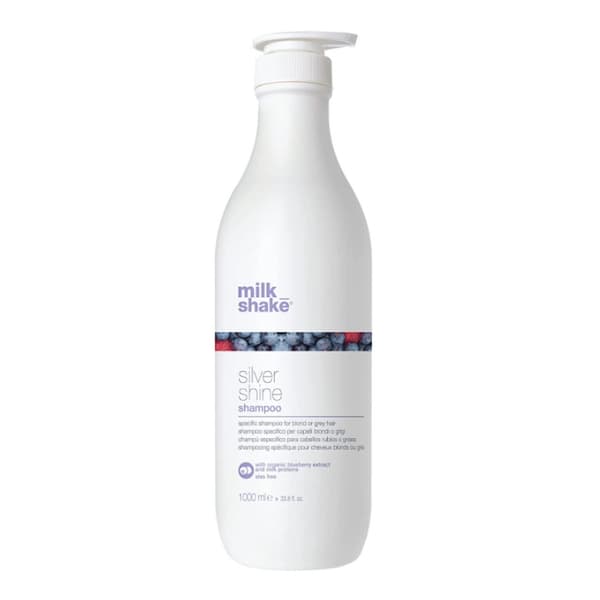 Silver Shine schampo för blont och grått hår, neutraliserar gula toner, 1000 ml