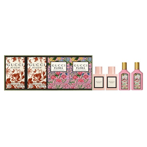 Gucci Miniatyrset: Bloom EdP 2x5 ml + Flora EdP 2x5 ml