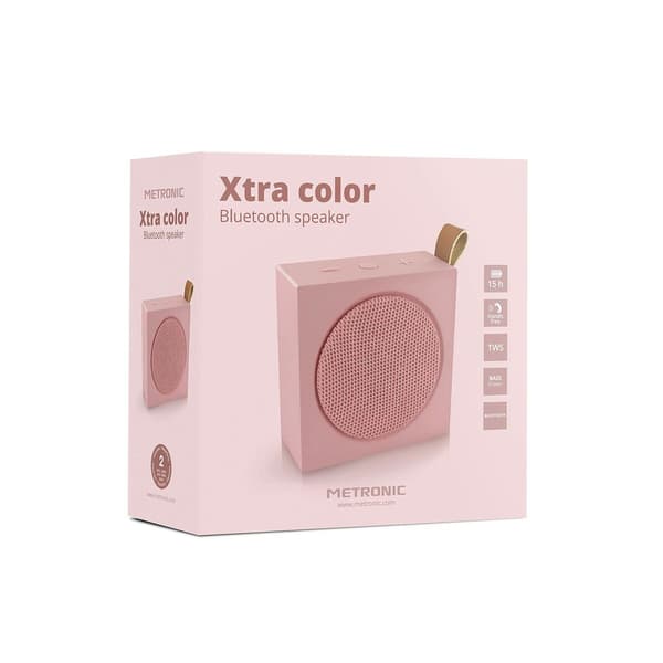 Metronic xtra color Bluetooth högtalare rosa