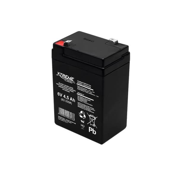 Xtreme gelbatteri 6V 4.5Ah