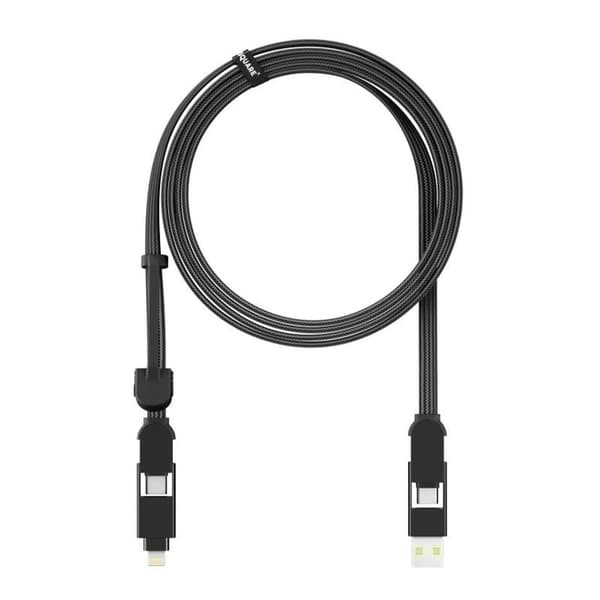 Rolling Square inCharge XL USB-kabel USB 2.0 2 m USB A/USB C USB C 0,48 Gbit/sek. Sort