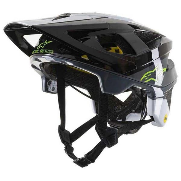 Alpinestars Vector Tech Pilot MIPS hjelm sort / hvid / grå